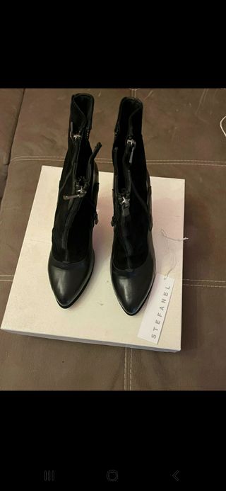 Stivaletti Stefanel neri con zip