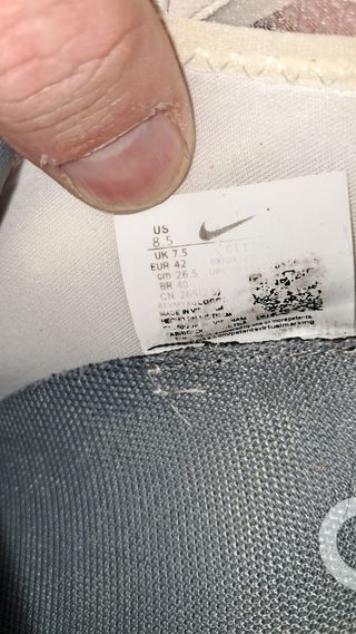 Zapatillas Nike Air Hombre Gris/Blanco