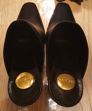 Mules Yves Saint Laurent Jill95 Piel Talla 38