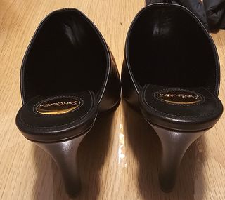 Mules Yves Saint Laurent Jill95 Piel Talla 38