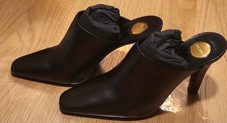 Mules Yves Saint Laurent Jill95 Piel Talla 38