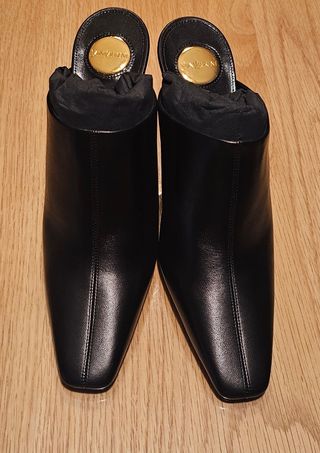 Mules Yves Saint Laurent Jill95 Piel Talla 38