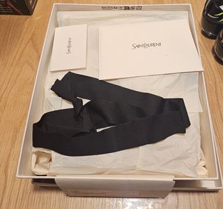 Mules Yves Saint Laurent Jill95 Piel Talla 38
