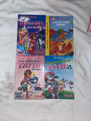 Pack 4 libros Geronimo & Tea Stilton o individuale