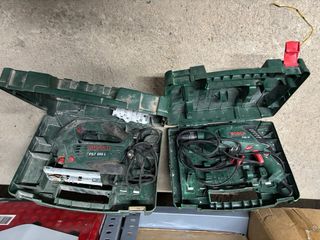 Taladro Bosch PSB 5 + Sierra de calar PST 650 L