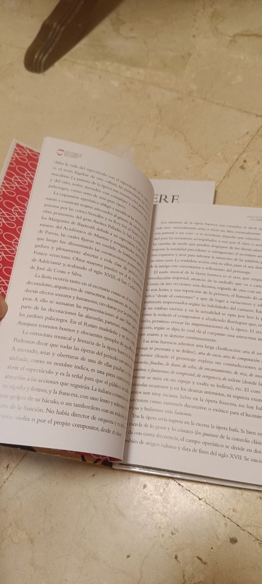 Clásicos Opera 400 años Carmen Barbero Sevilla