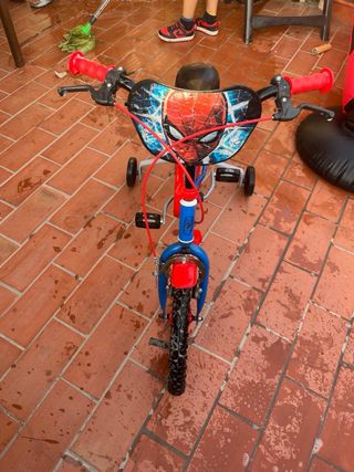 Bicicleta infantil Spiderman 16 pulgadas