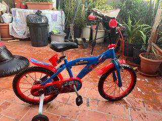 Bicicleta infantil Spiderman 16 pulgadas