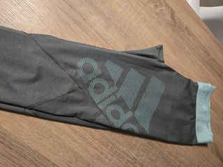 Mallas Adidas Gris y Turquesa
