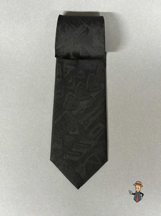 Corbata Pierre Pascal Negra Diseño Texturizado