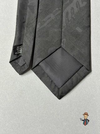 Corbata Pierre Pascal Negra Diseño Texturizado