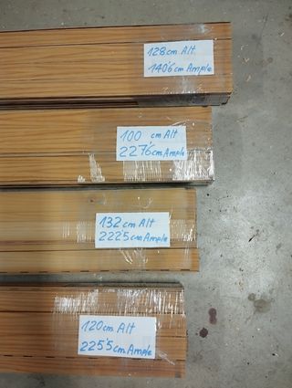 Persianas de aluminio con aislamiento 