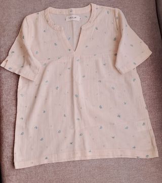 Blusa super cómoda, Indi & Cold Estampada Talla XS