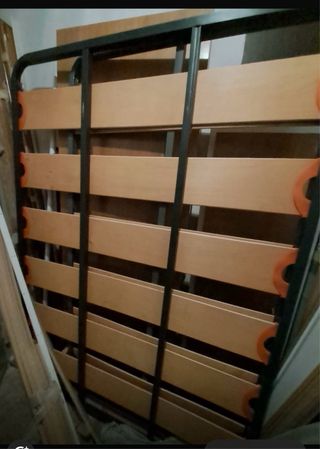 Somier de lamas de madera 1,90x1,35 o de 1,05*1,90