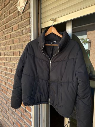 Chaqueta acolchada negra