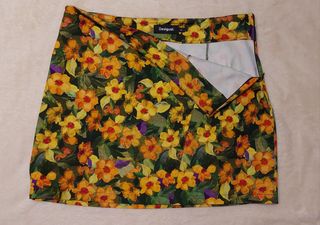 Minifalda Desigual Estampada Talla XL