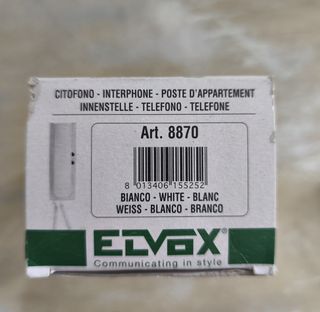 Intercomunicador Elvox Vimar 8870
