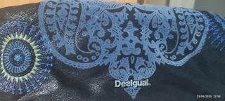Bolso Desigual Negro y Azul