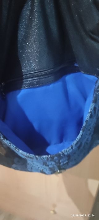 Bolso Desigual Negro y Azul