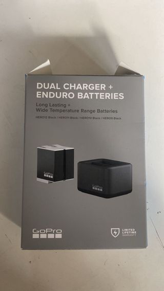 Cargador Dual + 2 Baterías Enduro GoPro