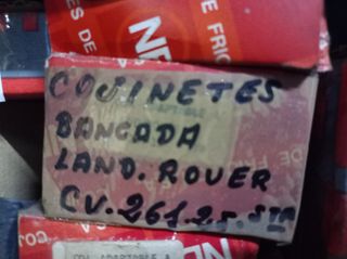 Cojinetes Bancada Land Rover CV.261.25