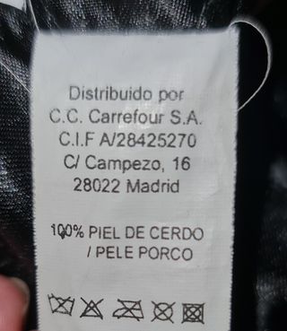 Chaqueta de Piel Hombre Talla L