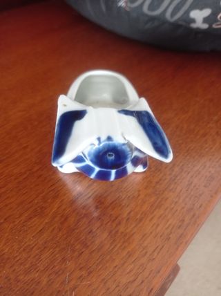 Toro Sargadelos Azul y Blanco