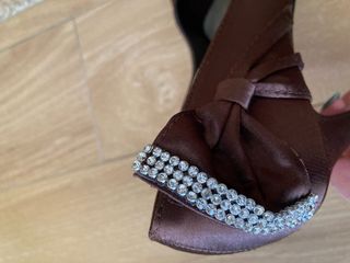 Zapatos de fiesta marrones talla 36