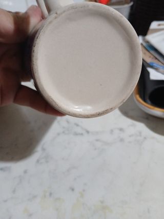 Set 2 Tazze Vintage Ceramica Blu e Bianco