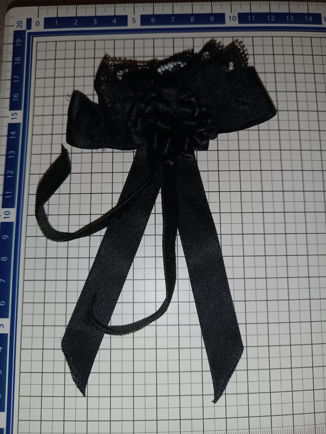 Lazo Baturra Terciopelo Negro