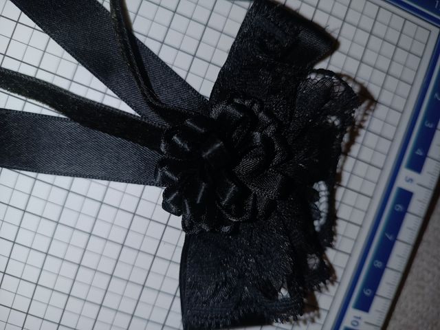 Lazo Baturra Terciopelo Negro