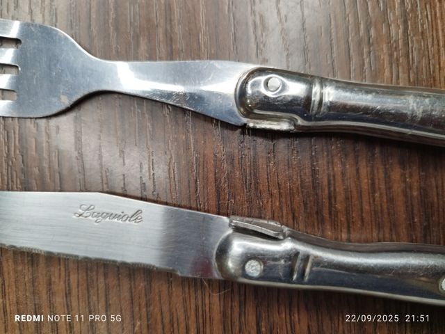 LAGUIOLE 14 coltelli e 1 forchetta