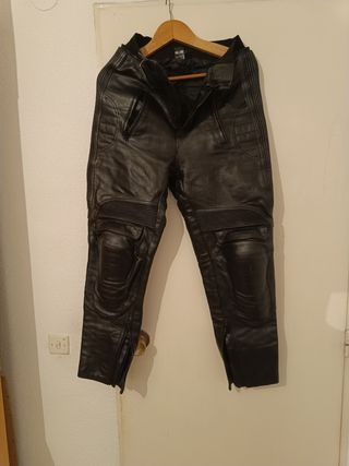 Pantalón de cuero para moto