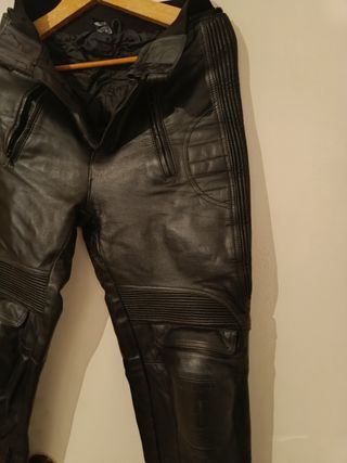 Pantalón de cuero para moto