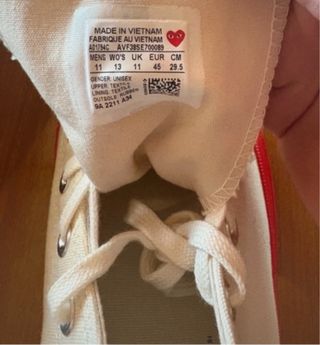 Converse x Comme des Garçons Play Chuck Taylor