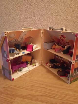 Casa de muñecas maletín Playmobil