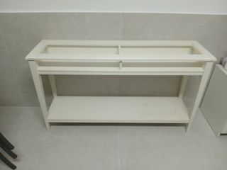Mobili d'ingresso in legno bianco