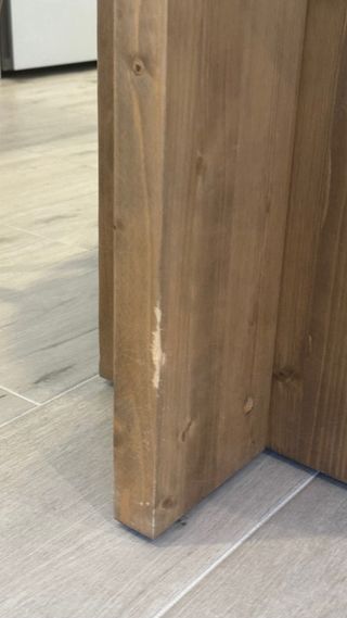 Mesa Ovalada Decowood Roble Oscuro