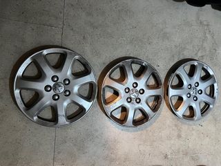 3 Tapacubos Peugeot Originales 16