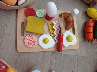 Set Accesorios Cocina Infantil Madera
