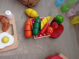 Set Accesorios Cocina Infantil Madera