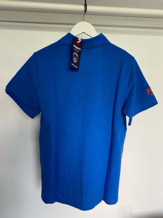 Polo Drop Shot Hombre Azul