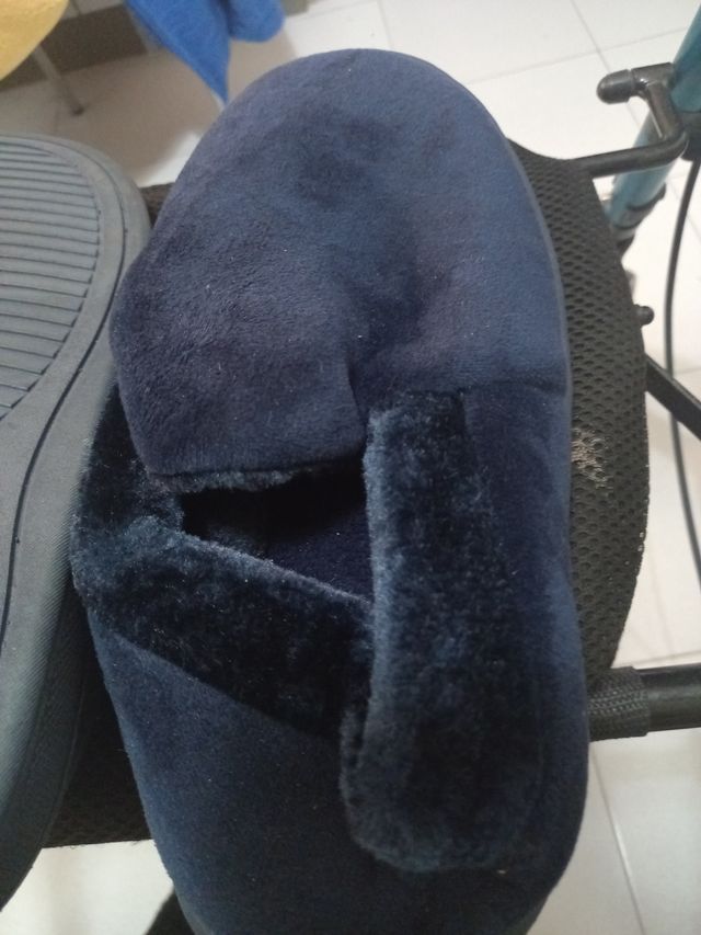 Zapatillas de invierno azul talla 44.5