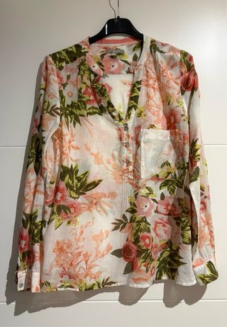 Camisa Massimo Dutti floral talla S