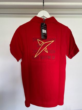 Polo Drop Shot Hombre Rojo