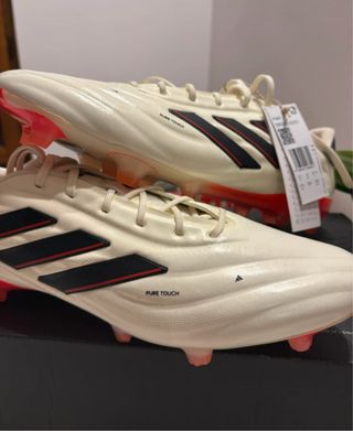 Scarpini Adidas Copa Beige/Rosso