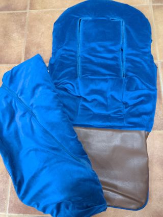 Saco silla bebé azul Mayoral