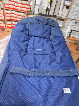 Saco silla bebé azul Mayoral