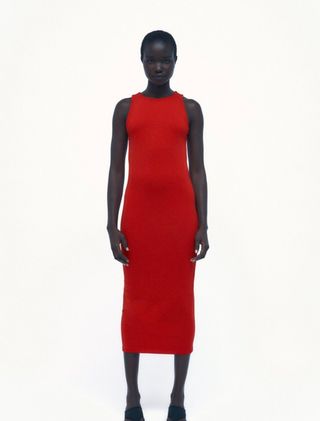 Vestido punto Zara sin estrenar.Efecto reductor.