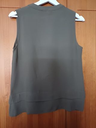 Camisa sin mangas Fórmula Joven verde M